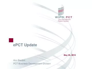 ePCT Update