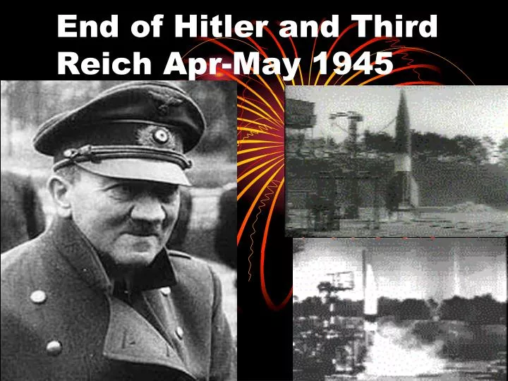 end of hitler and third reich apr may 1945