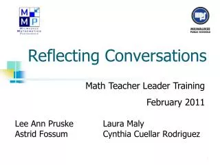 Reflecting Conversations