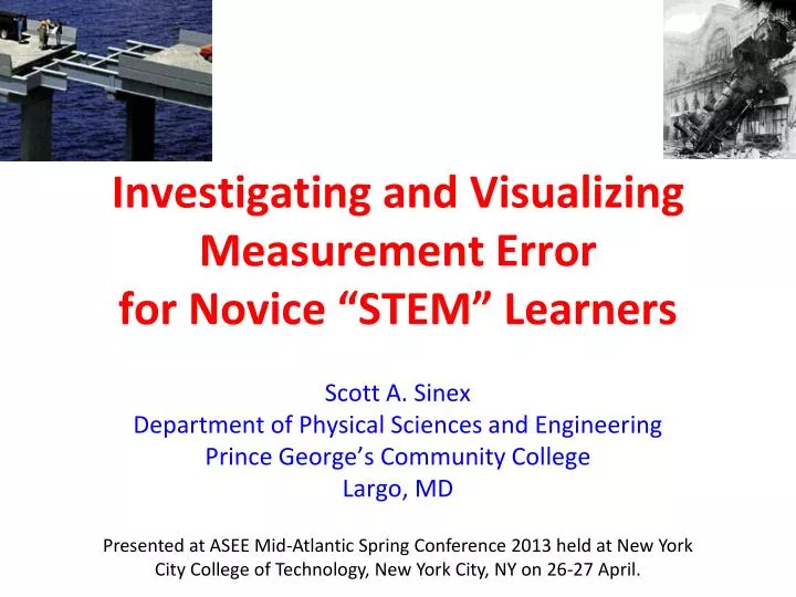 investigating and visualizing measurement error for novice stem learners