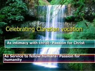 Celebrating Claretian vocation