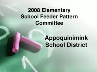 2008 Elementary School Feeder Pattern Committee