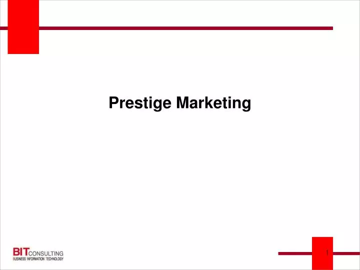 prestige marketing