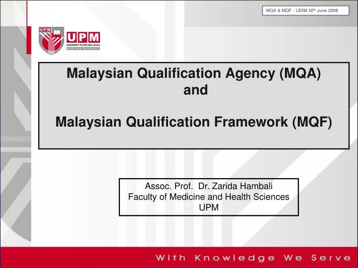 malaysian qualification agency mqa and malaysian qualification framework mqf