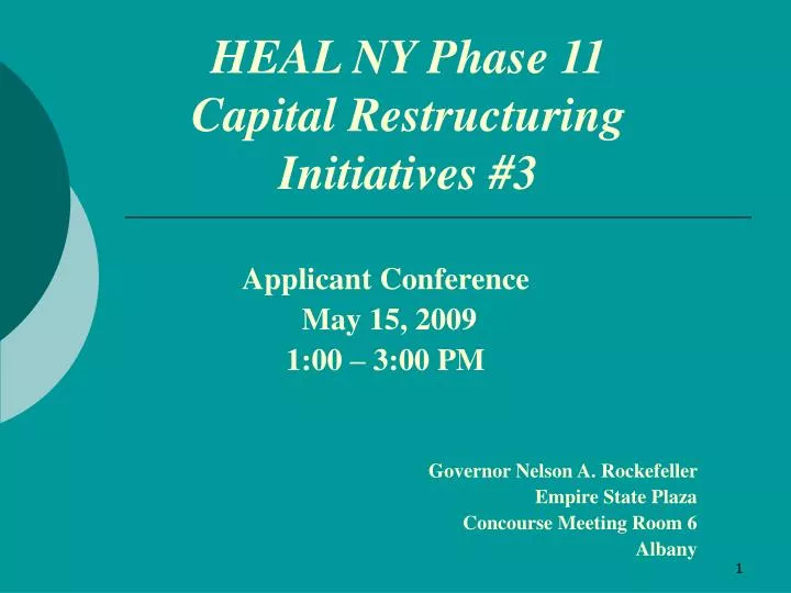 heal ny phase 11 capital restructuring initiatives 3