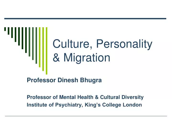 culture personality migration
