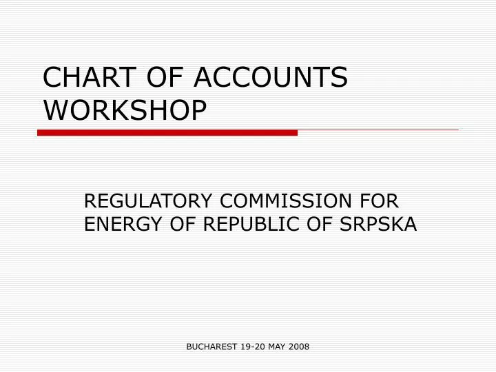 chart of accounts workshop