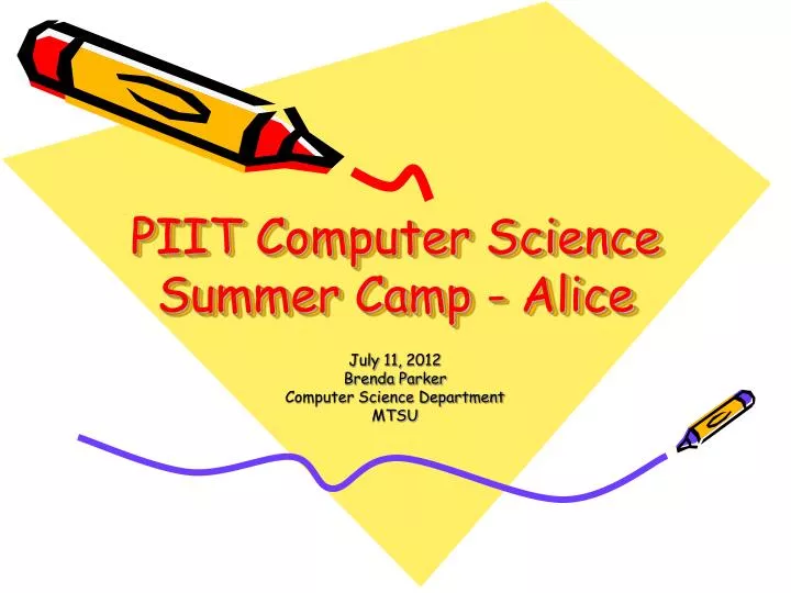 piit computer science summer camp alice