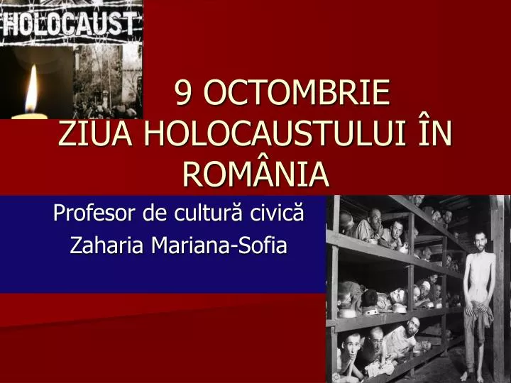 9 octombrie ziua holocaustului n rom nia