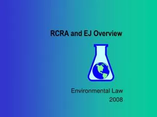 RCRA and EJ Overview