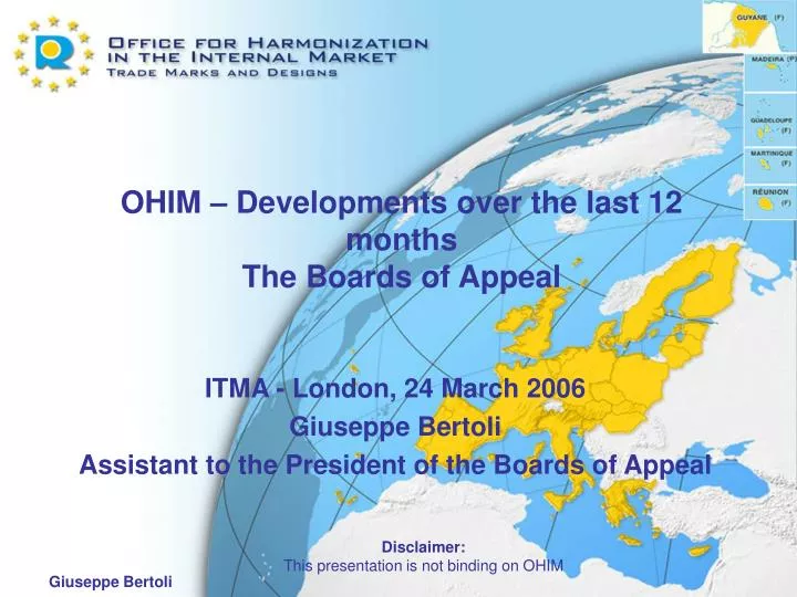 ohim developments over the last 12 months the boards of appeal