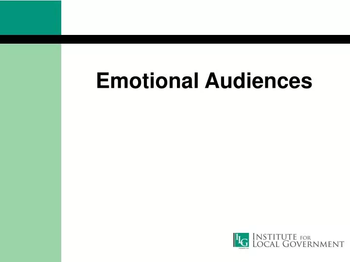 emotional audiences