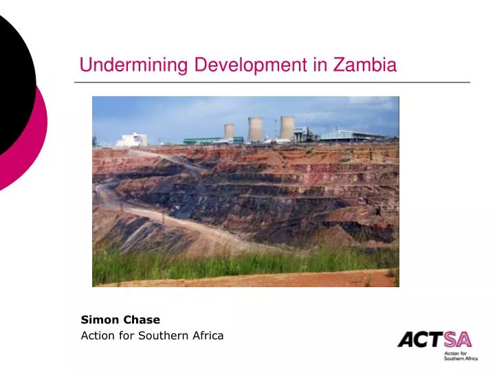 undermining development in zambia