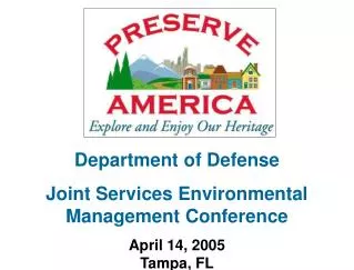 Department of Defense Joint Services Environmental Management Conference
