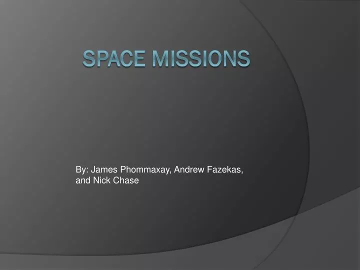 space missions