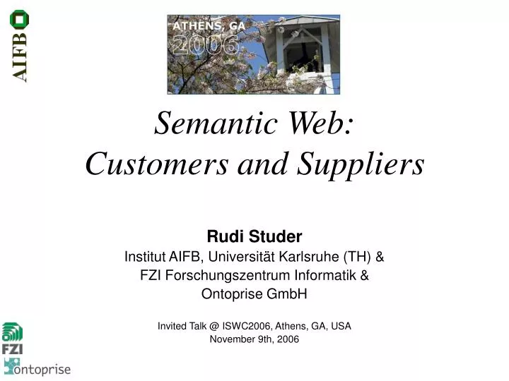 semantic web customers and suppliers