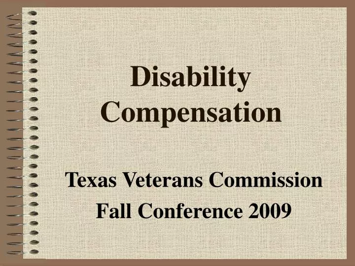 disability compensation