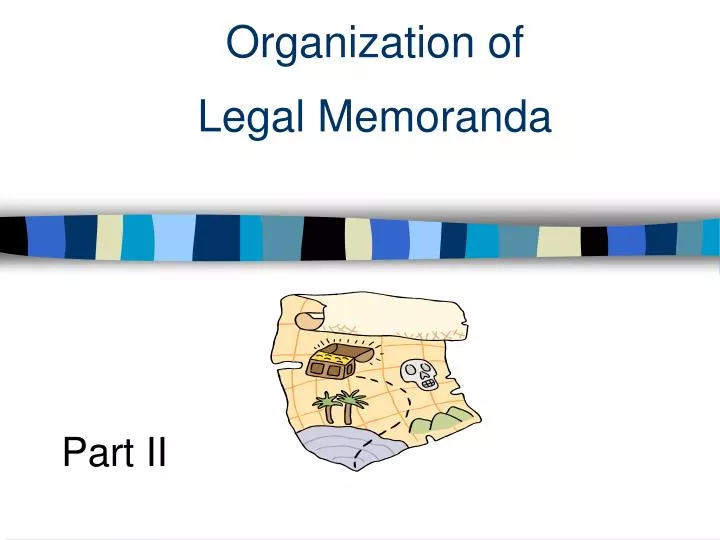 organization of legal memoranda