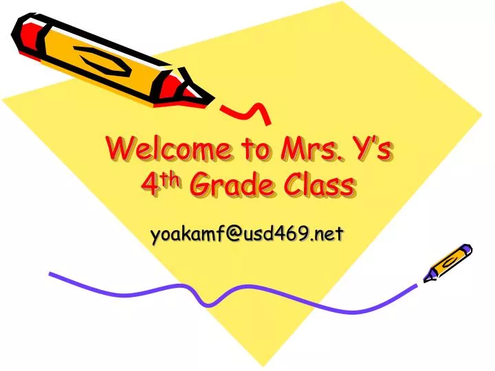 welcome to mrs y s 4 th grade class