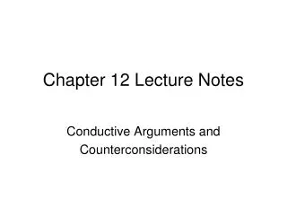 chapter 12 lecture notes