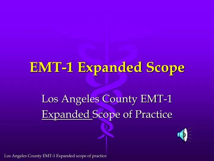 emt 1 expanded scope