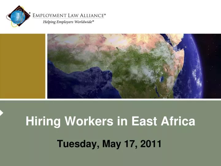 hiring workers in east africa