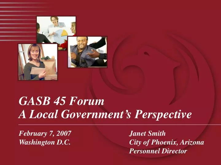 gasb 45 forum a local government s perspective