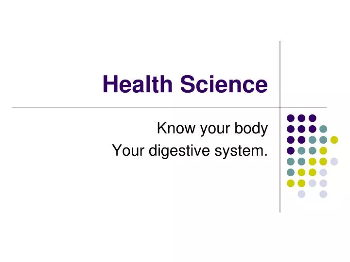 health science