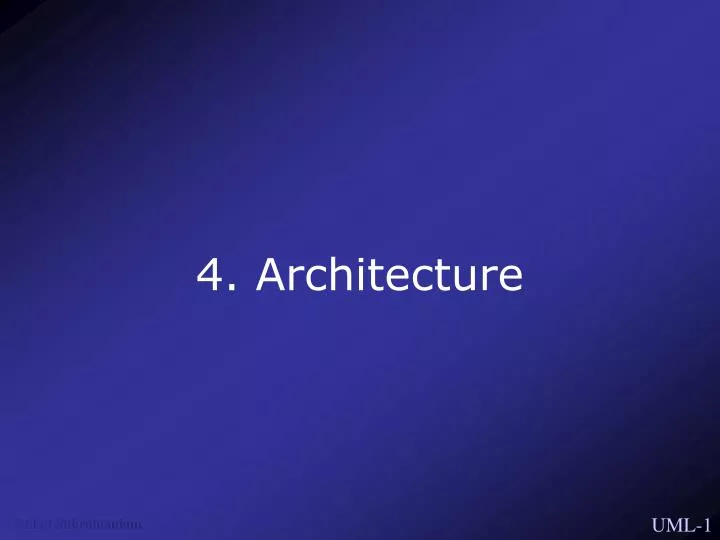 4 architecture