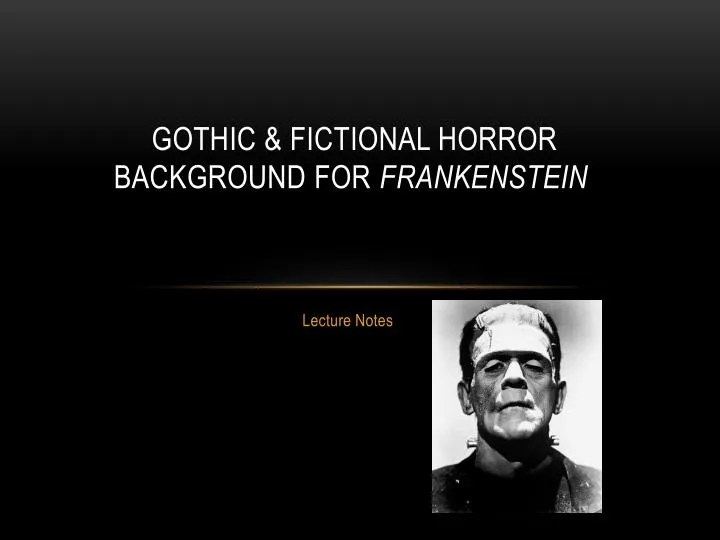 gothic fictional horror background for frankenstein