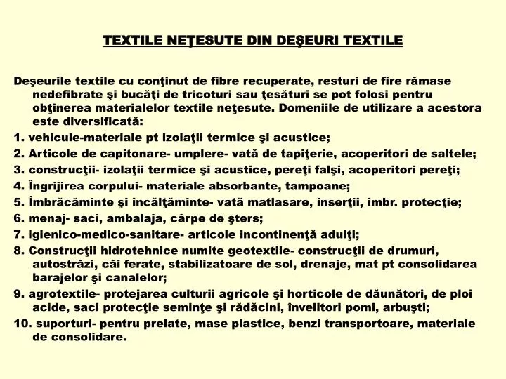 textile ne esute din de euri textile