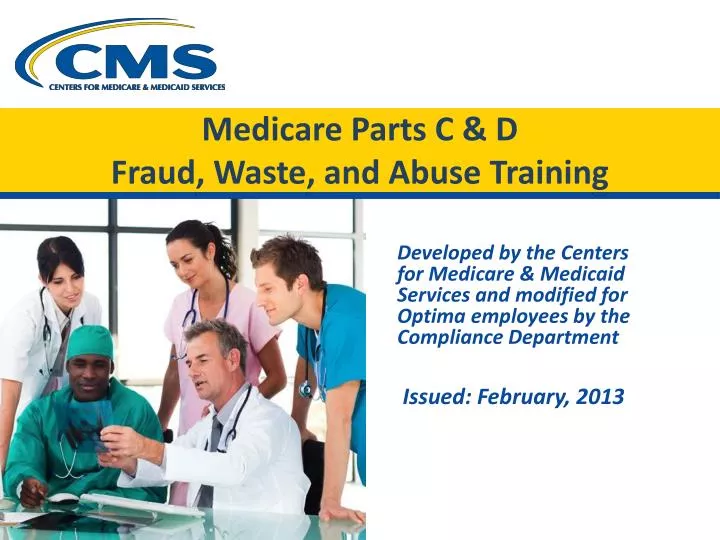medicare parts c d fraud waste and abuse training