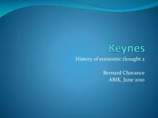 Keynes