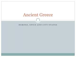 Ancient Greece