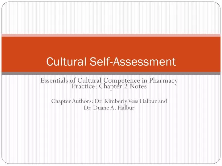 cultural self assessment
