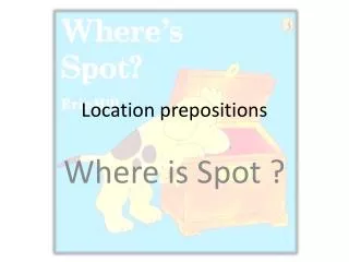 Location prepositions