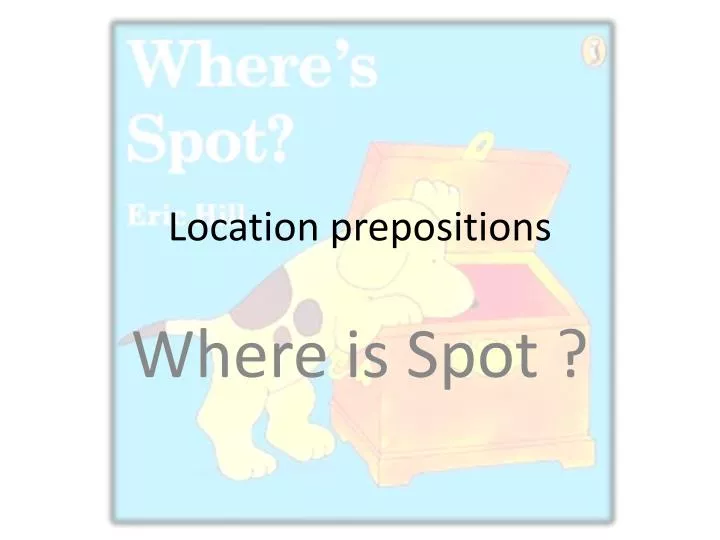 location prepositions