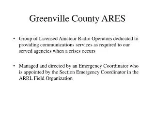 greenville county ares