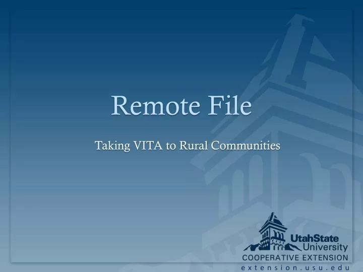 remote file