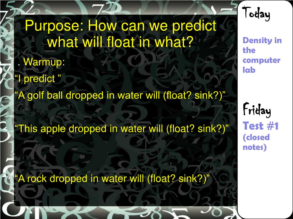Can Rocks Float Answer Key PPT - Understanding Density: Predicting Floatation in Liquids for ...