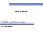 Exploring Political Participation: Types, Modes, and Influences on Governance - slide 1