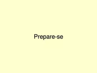 prepare se