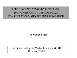 University College of Medical Science &amp; GTB Hospital, Delhi