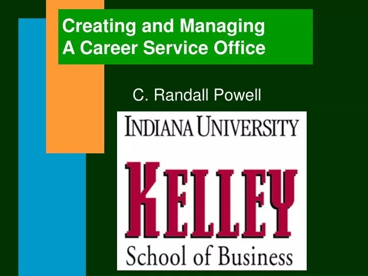 creating and managing a career service office