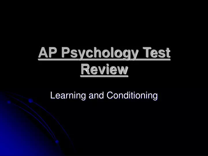 ap psychology test review