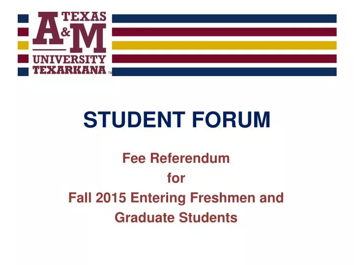 student forum