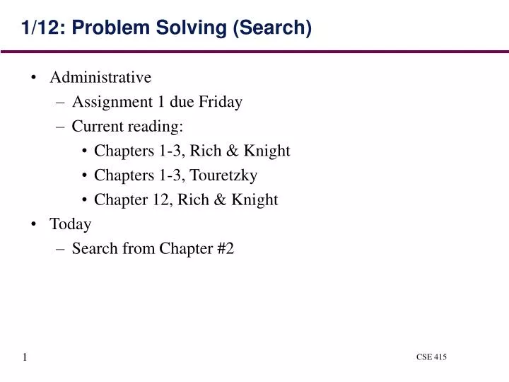 1 12 problem solving search