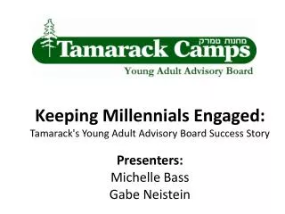 Keeping Millennials Engaged: Tamarack's Young Adult Advisory Board Success Story