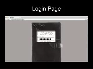 Login Page