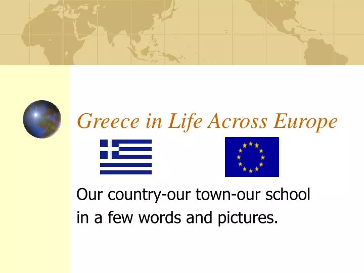 greece in life across europe